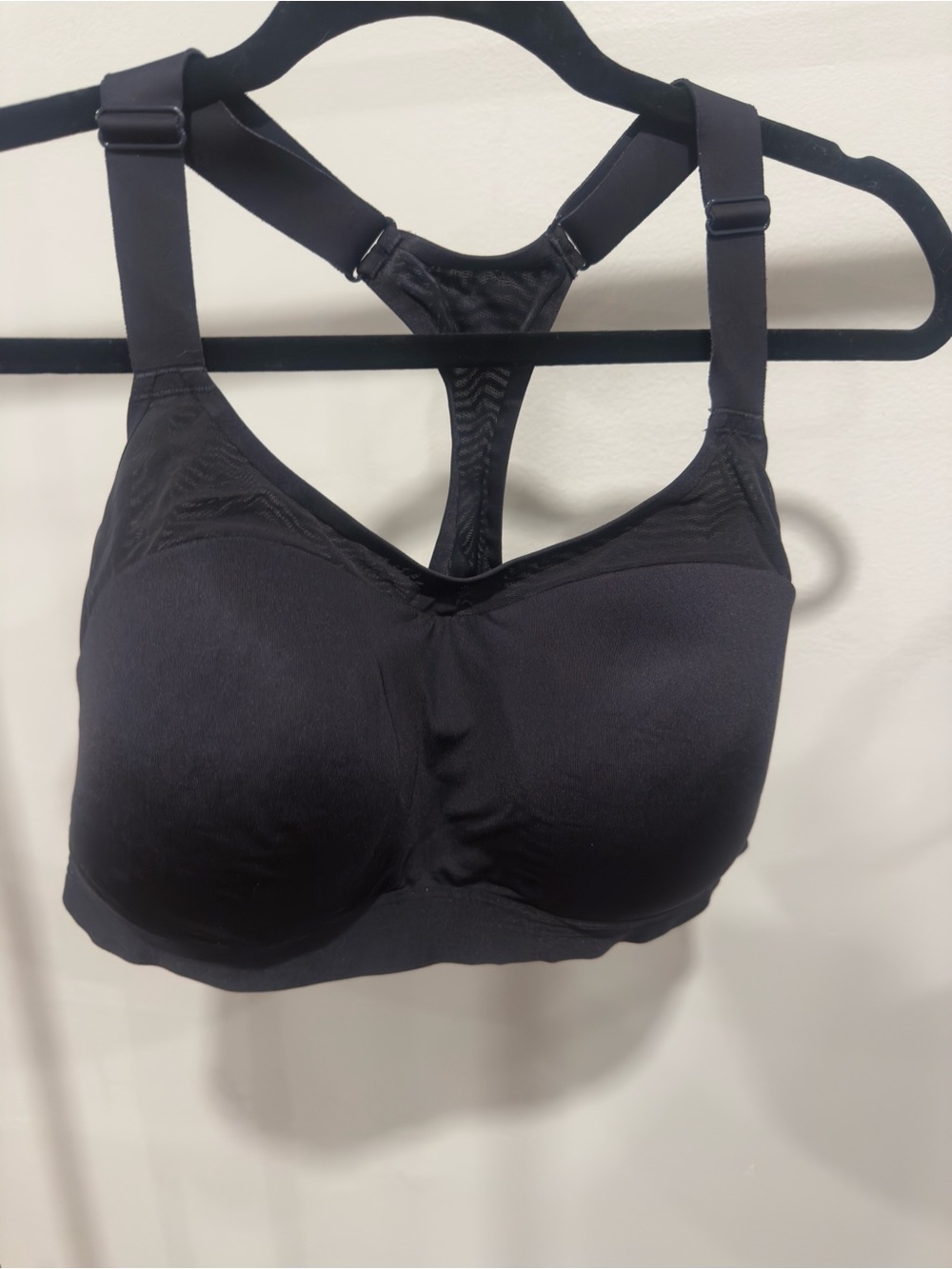 Brooks Black Racerback High-Support Sports Bra